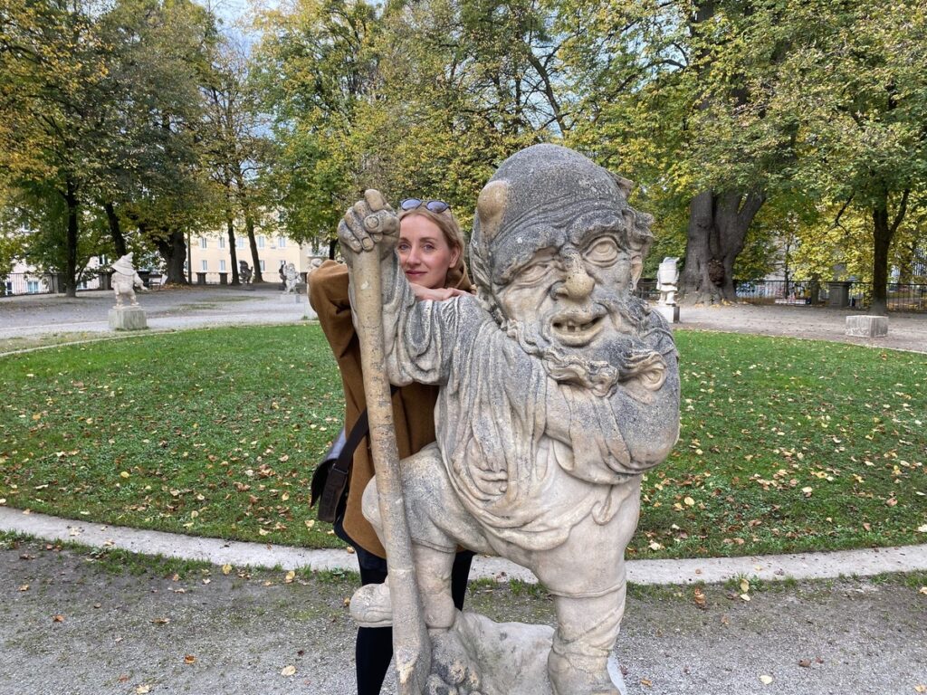 Im Schlossgarten Mirabell in Salzburg