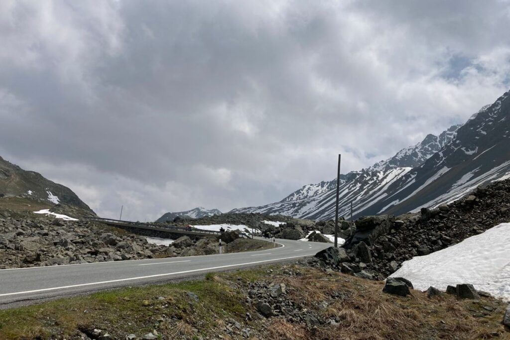 Flüela Passstraße im Schweizer Nationalpark