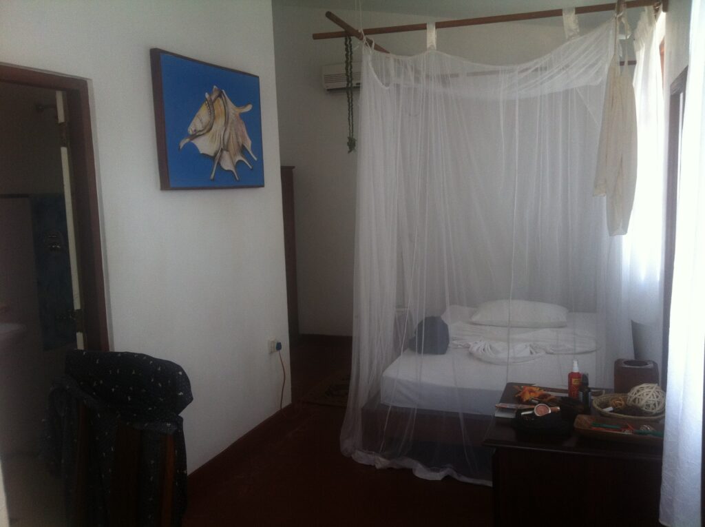 Ein Zimmer in einem Ayurveda Resort auf Sri Lanka