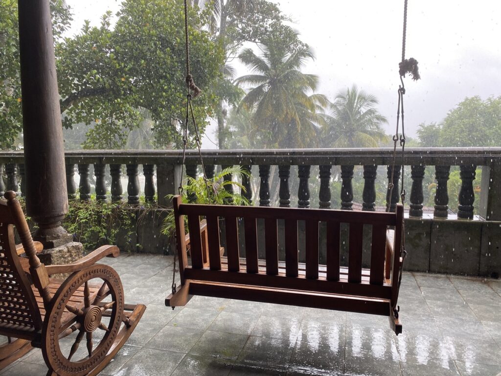 Regentag im Somatheeram Ayurveda Resort Indien