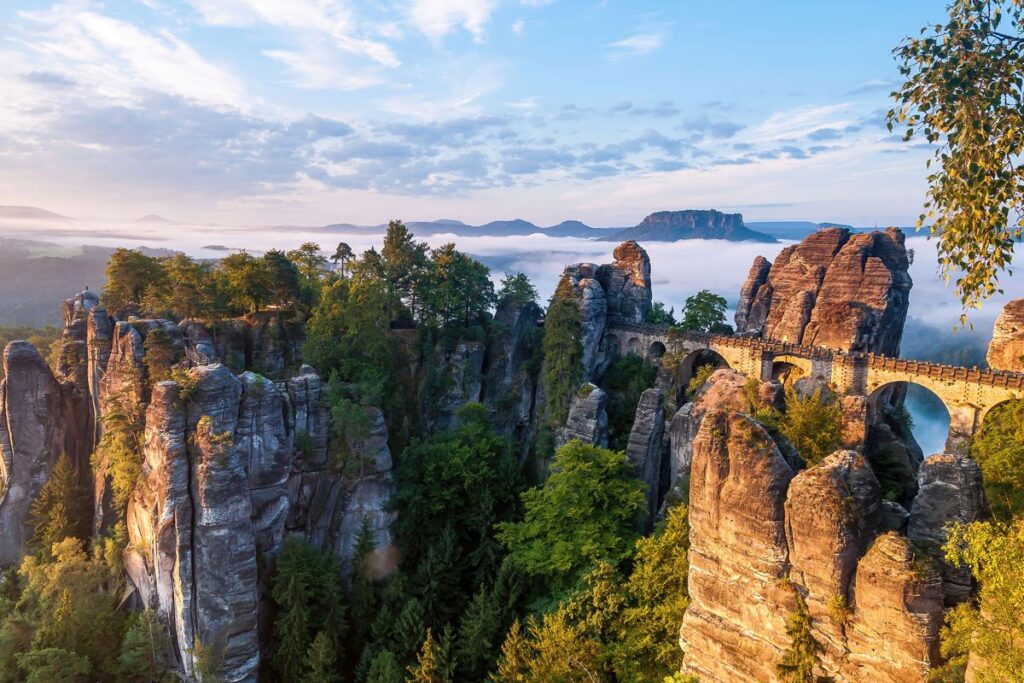 Die 10 schönsten Wanderregionen in Deutschland: Sächsische Schweiz, Bastei