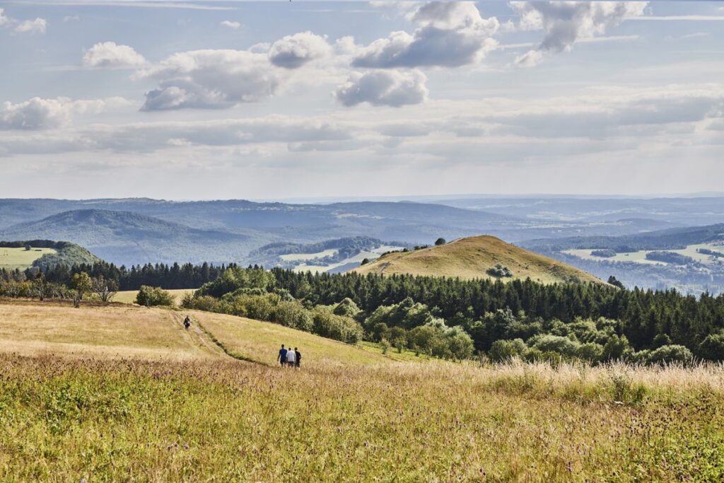 Wanderer in der Rhön