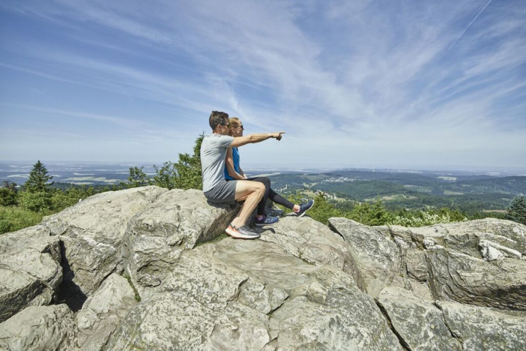 Der Große Feldberg ist die höchste Erhebung des hessischen Taunusgebirges